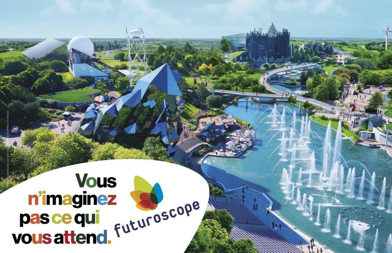 Loveyou Villalunoterie Futuroscope Piscine Spa 4Pers Oyre Eksteriør bilde